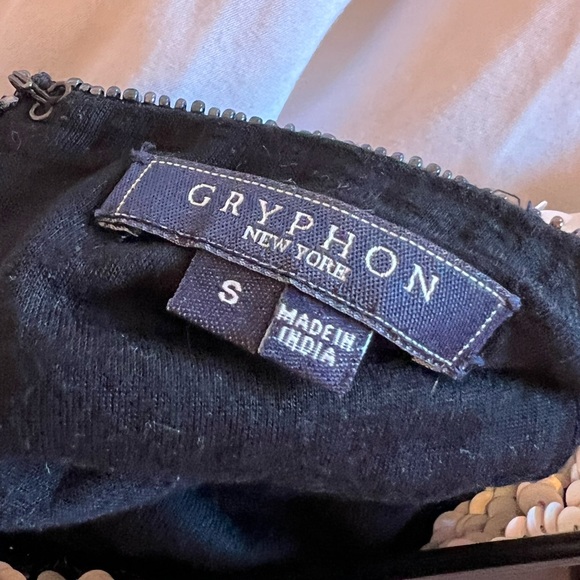 Gryphon Striped Sequin Miniskirt Size S - Picture 6 of 6